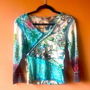Vintage 90s/00s embellished long sleeve